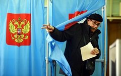 Избирательный участок в Новосибирске © РИА Новости, Александр Кряжев