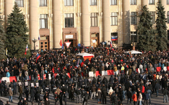 Митинг в Харькове. Фото пользователя Твиттер ‏@Alekzzzzz 