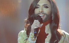 Кончита Вурст. Фото Andres Putting с сайта eurovision.tv