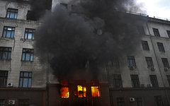 Пожар в Доме профсоюзов в Одессе © РИА Новости, Максим Войтенко