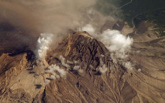 Вулкан Шивелуч. Фото с сайта nasa.gov
