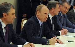 В.Путин на встрече с представителями общин крымских татар © РИА Новости