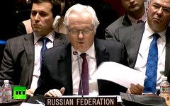 Виталий Чуркин. Кадр телеканала Russia Today