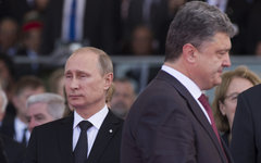 Владимир Путин и Петр Порошенко © РИА Новости, Сергей Гунеев