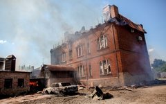 Славянск после массированных артобстрелов © РИА Новости, Андрей Стенин