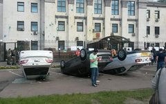 Пикет у посольства РФ в Киеве Фото пользователя vk.ru Молот Правды
