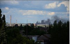 Обстрел Краматорска. Фото пользвателя Instagram kharkov_peoples_republic