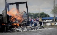 После артобстрела на окраине Луганска © РИА Новости, Валерий Мельников