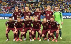 Сборная Россия перед матчем против Южной Кореи. © РИА Новости, Александр Вильф