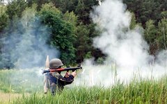 Боец «Донбасса». Фото пресс-службы ВО «Свобода»