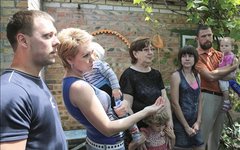 Украинские беженцы. Фото с сайта donland.ru