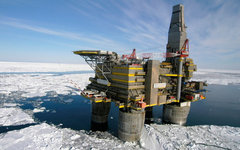 Нефтедобывающая платформа «Газпрома». Фото с сайта gazprom.ru