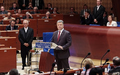 Выступление П.Порошенко на сессии ПАСЕ © РИА Новости, Михаил Маркив