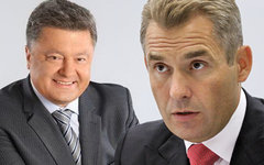 Петр Порошенко и Павел Астахов. Коллаж © KM.RU