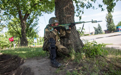 Боец народного ополчения © РИА Новости, Андрей Стенин