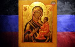 Тихвинская икона Божьей Матери «Ополченная»