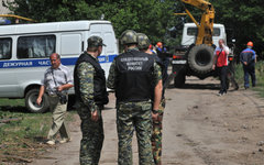 Место происшествия в Донецке Ростовской области © РИА Новости, Сергей Пивоваров