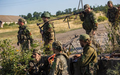 Бойцы народного ополчения © РИА Новости, Андрей Стенин