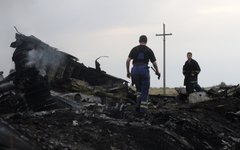 На месте крушения малайзийского самолета © РИА Новости, Михаил Воскресенский