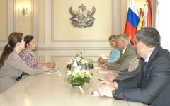 Встреча комиссара ООН с правительством Воронежской области. Фото с govvrn.ru