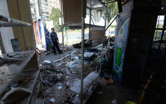 Последствия артобстрела 29 июля в Донецке © РИА Новости, Михаил Воскресенский