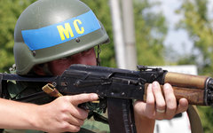 Российский миротворец. Фото с сайта mil.ru