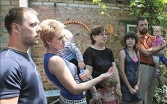 Украинские беженцы. Фото с сайта donland.ru