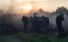Артиллерийский обстрел. Фото с сайта mil.gov.ua
