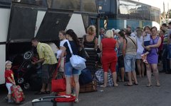 Эвакуация жителей Горловки © РИА Новости, Михаил Воскресенский