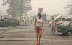 Смог в Москве © KM.RU, Роман Погодаев