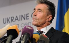 Генсекретарь НАТО Андерс Фог Расмуссен © РИА Новости, Александр Максименко