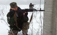 Ополченцы во время учений в Донецке © РИА Новости, Михаил Пархоменко
