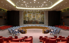 Зал заседаний СБ ООН. Фото Neptuul с сайта wikipedia.org