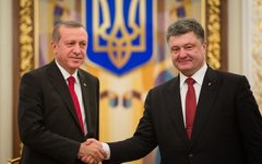 Реджеп Тайип Эрдоган и Петр Порошенко. Фото с сайта focus.ua