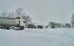 Трасса М4 © KM.RU, Фото из Твиттера @CostaMika