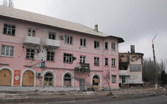 Последствия обстрела в Углегорске © РИА Новости