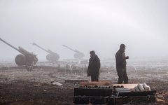 Ополченцы в окрестностях Дебальцево © РИА Новости, Дэн Леви