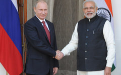 Владимир Путин и Нарендра Моди © РИА Новости, Михаил Климентьев