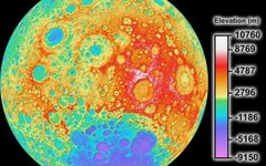 Карта Луны. Изображение с сайта nasa.gov