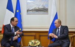 Владимир Путин и Франсуа Олланд © РИА Новости, Алексей Дружинин