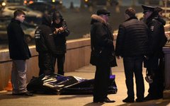 На месте убийства Бориса Немцова © РИА Новости, Илья Питалев
