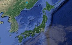 Япония со спутника. Изображение с сайта google.ru