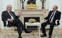 Владимир Путин и Милош Земан © РИА Новости, Григорий Сысоев