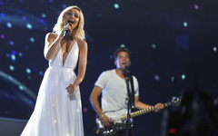 Полина Гагарина. Фото Andres Putting с сайта eurovision.tv