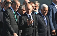 Владимир Путин с Реджепом Тайипом Эрдоганом © РИА Новости