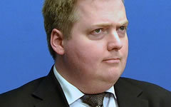 Сигмундур Давид Гуннлейгссон. Фото Frankie Fouganthin с сайта wikipedia.org