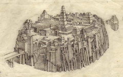 Атлантида. Рисунок Мароти Геза, wikipedia.org