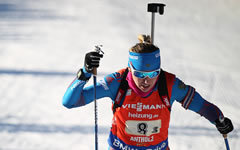 Екатерина Глазырина. Фото с сайта biathlonrus.com