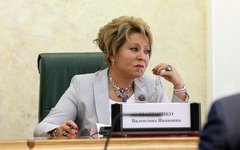 Валентина Матвиенко. Фото с сайта Совета Федерации