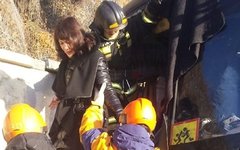 Эвакуация пассажиров во Владивостоке